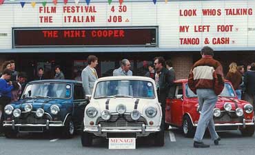 Sir John Coopertalking to Gareth and David Davies 1990