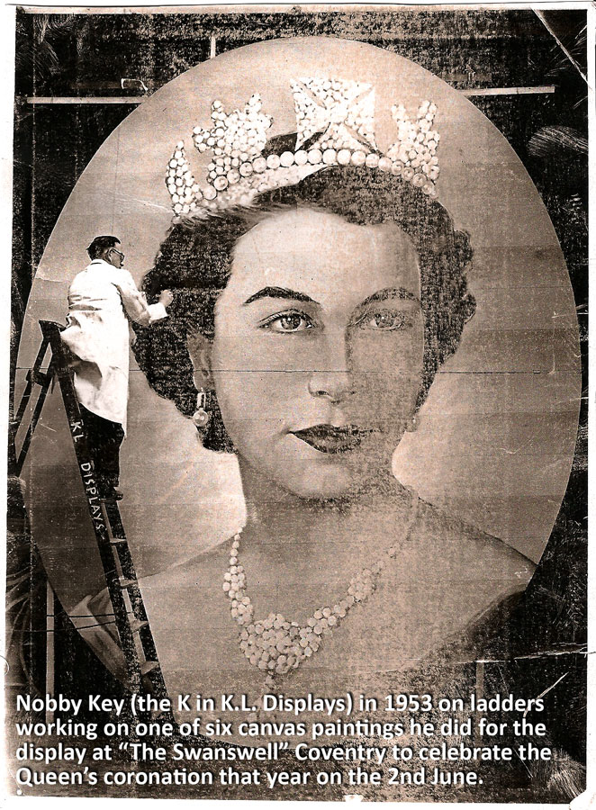 Nobbly Key Queens Coronation 1953 for the Swanswell Coventry