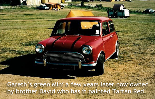 David Davies Red Italian Job Minis