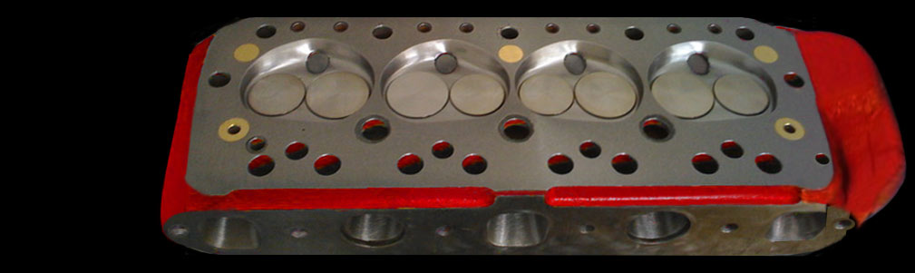 Open chamber cylinder head