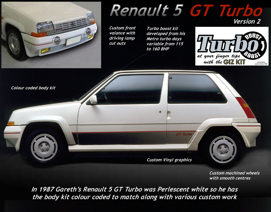 Gareth custom built Renault 5 GT turbo