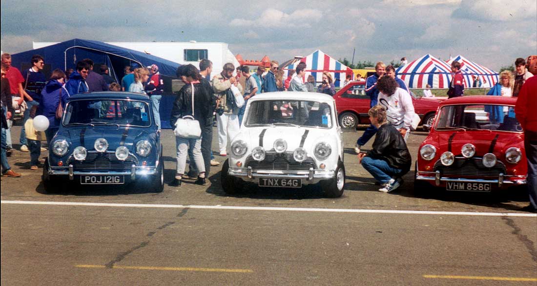 sILVERSTONE 1989 tHE Italian Job Minis