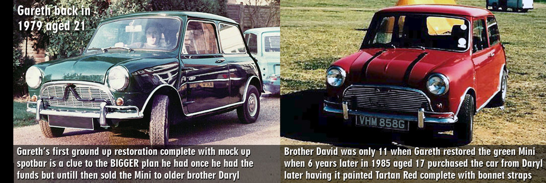 Gareth restores his first mini in 1979