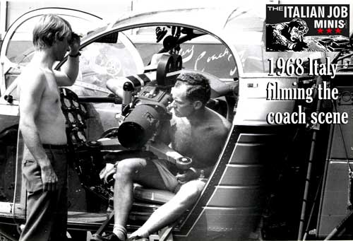 1968 Italy Filmiing the coach scene