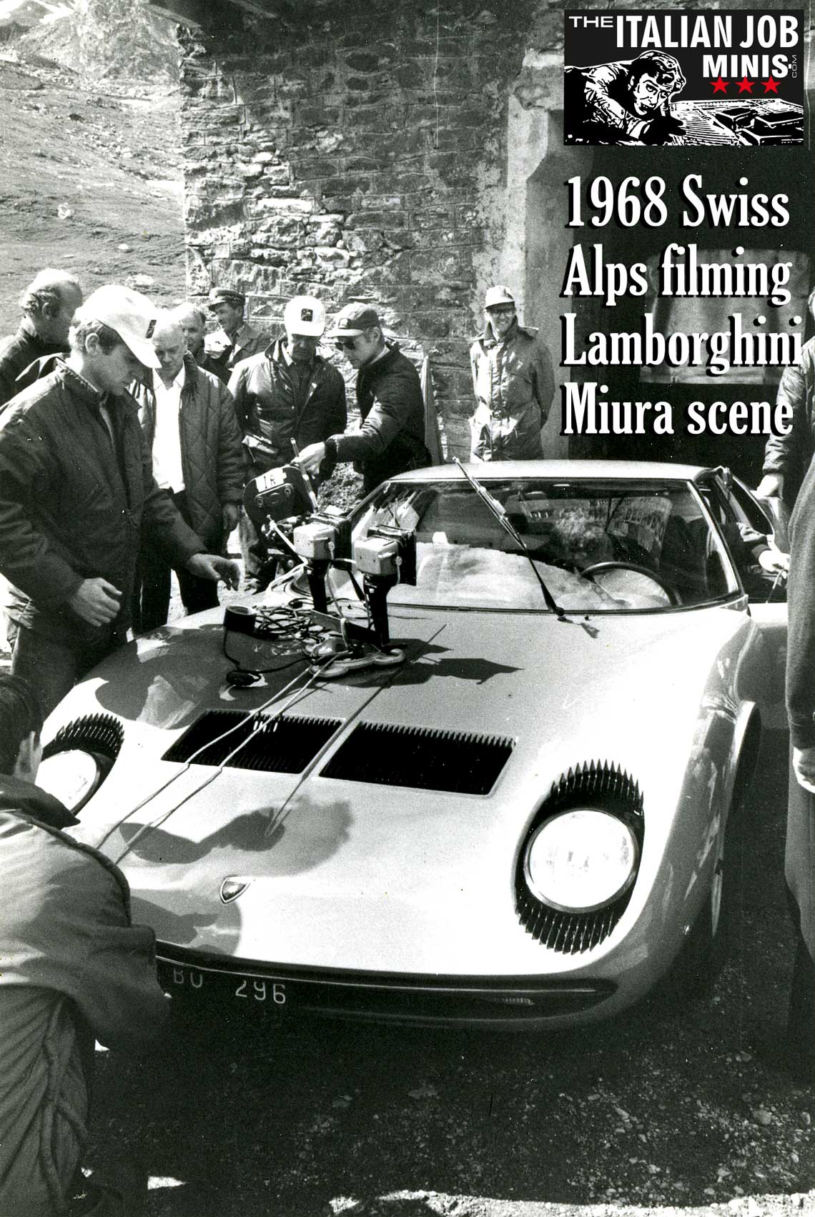 1968 filming the lamborghini miura scene