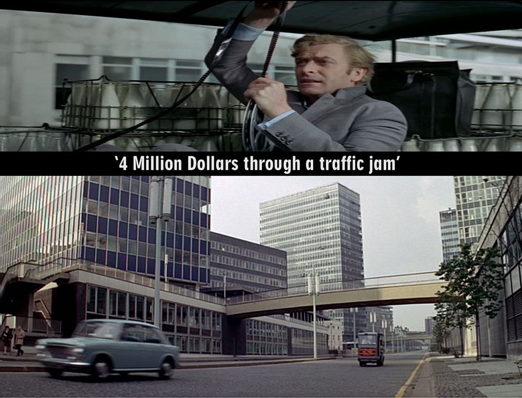 four million dollars through a traffic jam
