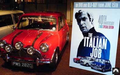 The Italian Job DVD Premiere London