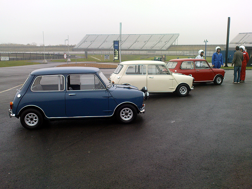 Filming the making of "The Italain Job" Rockingham Speedway